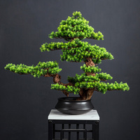 Welcome Pine Bonsai Decoration,Living Room,Desktop,Fake Tree,Artificial Plants,Potted Ornament,Home Decor Customized