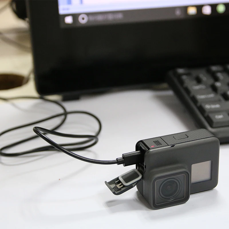สำหรับGopro Hero 7/6/5 ชาร์จUSB Hero5 SessionสายType-C Syncข้อมูลสายUSBสำหรับGo pro 2018 Action Sportอุปกรณ์เสริมสำหรับกล้อง