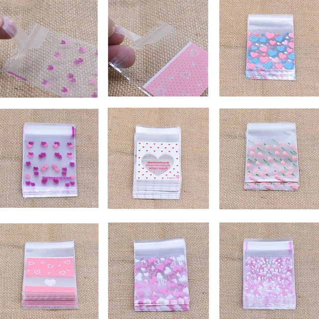 Sac Transparent En Plastique Opp Pour Cookie Et Bonbon pochette En Lot De 50 Ou 100 Pieces De Decoration D emballage Pour Mariage Fete Anniversaire Sacs cadeaux Et Emballages AliExpress