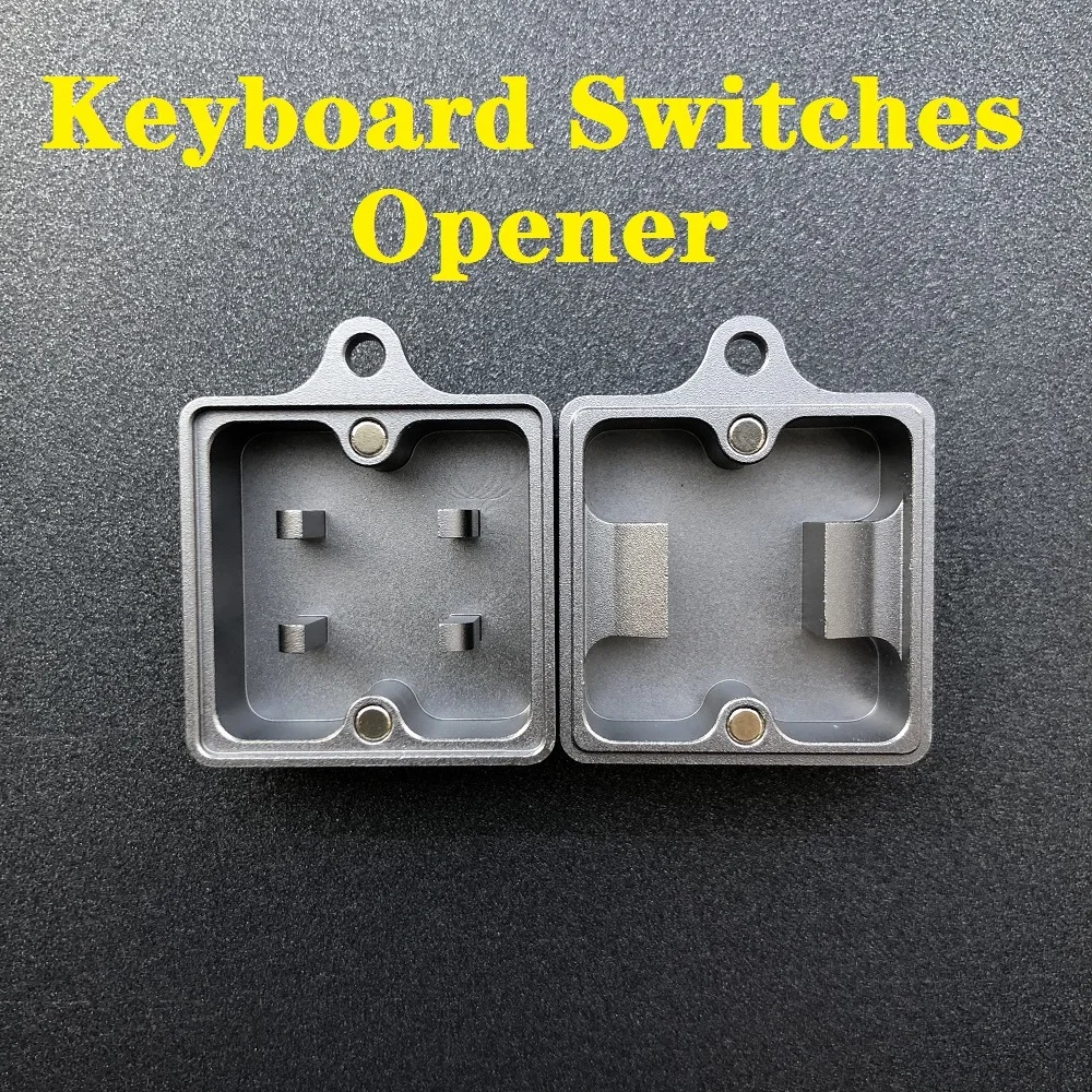 New Mechanical Keyboard Switch Opener CNC Aluminum Alloy For Cherry Gateron Kailh Outemu 2in1 Mx Switches Lubricate Shaft Opener