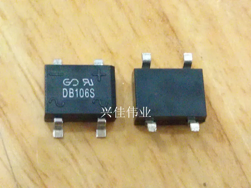 (5 Pieces)  DB106 DB106S SOP-4 1A/600V