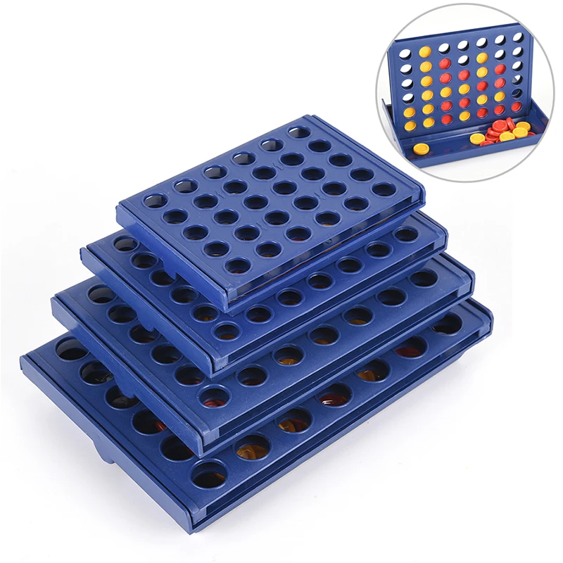 Newest Connect 4 Game Classic Master Foldable Kids Children Line Up Row Board Puzzle Toys Gifts Board Game