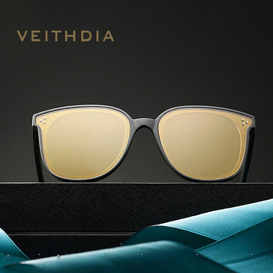 VEITHDIA Sunglasses Men Women Brand Designer Fashion Polarized Photochromic Lens Vintage UV400 Sun Glasses For Male/Female V851