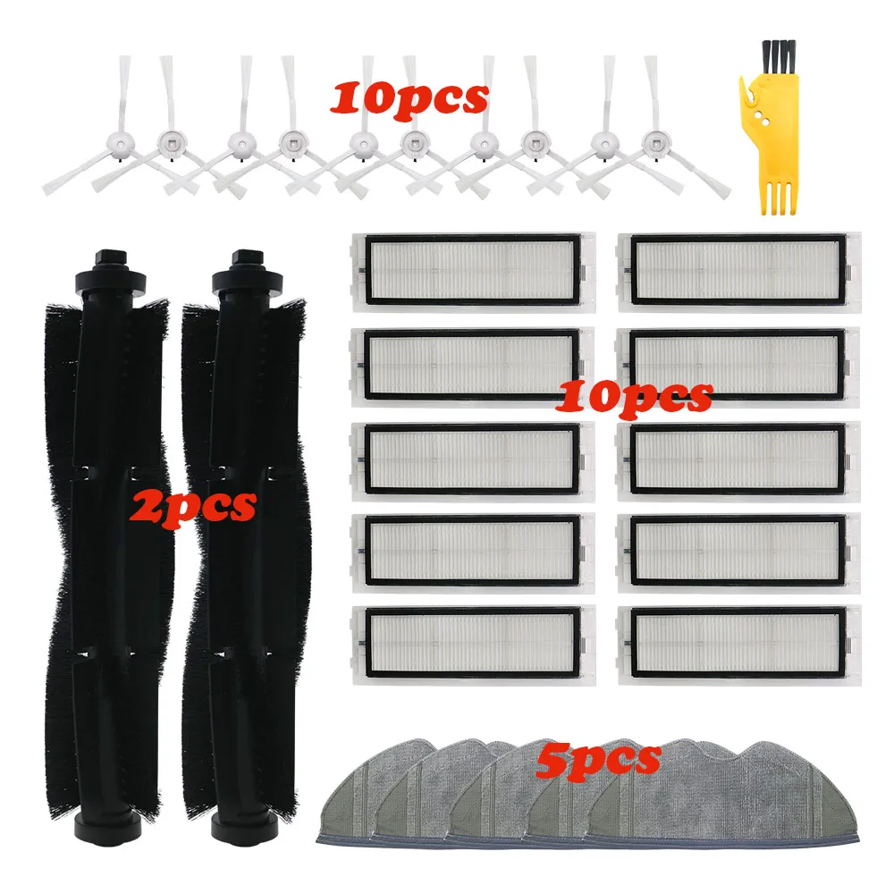 ล้างทำความสะอาดได้หลักแปรงแปรงด้านข้าง Hepa กรอง Mop ผ้าสำหรับ360 S5/S7หุ่นยนต์หุ่นยนต์เครื่องดูดฝุ่นเปลี่ยนอะไหล่