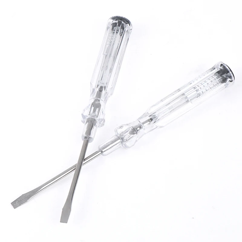 2pc 100-500V Induced Electrical Tester Screwdriver Test Probe Pen Voltage Detector light