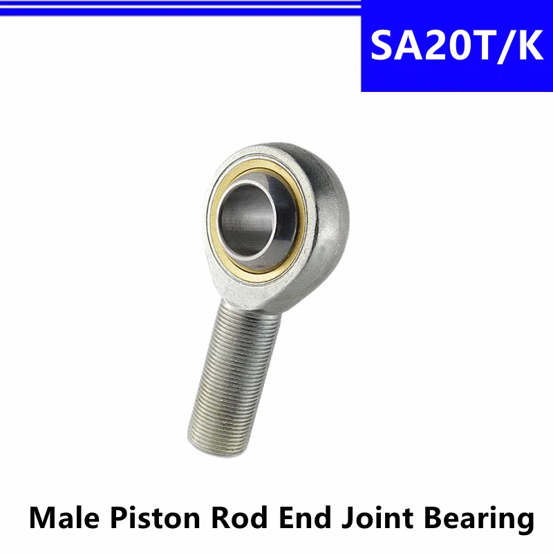 

10Pcs SA20T/K Male Piston Rod End Joint Bearing Ball Head Fish Eye Universal Knuckle SA20TK P0SA20 20mm