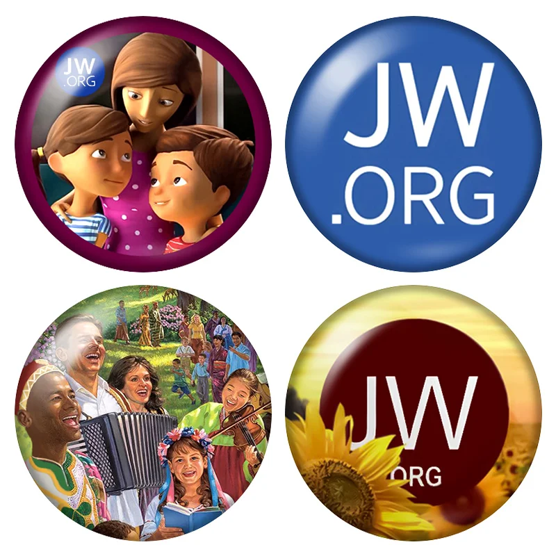 

JW.ORG Jehovah's Witnesses JW the Bible Love 12mm/16mm/18mm/25mm Round photo glass cabochon demo flat back Making findings