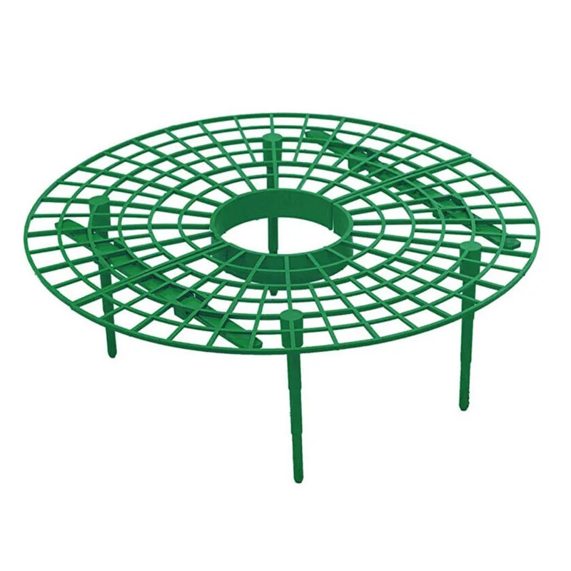 1 Pcs Round Plastic Strawberry Stand Balcony Grow Vegetables Fruit Climbing Pillar Gardening Bracket Plant Cages & Supports