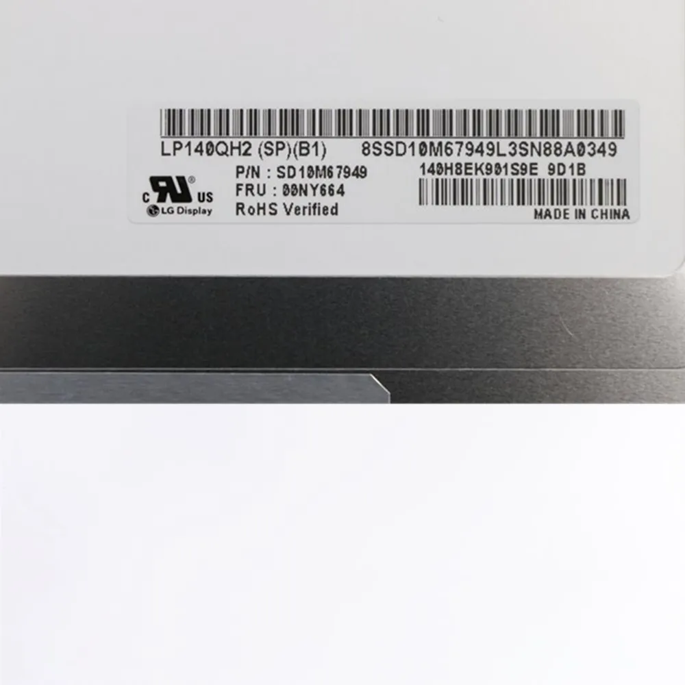 Imagem -04 - Original para Lenovo Thinkpad x1 Carbono 5th Gen T480s Painel de Tela Lcd Wqhd 2560*1440 Ips 40pin 00ny664 00ny681 01yn128 Novo