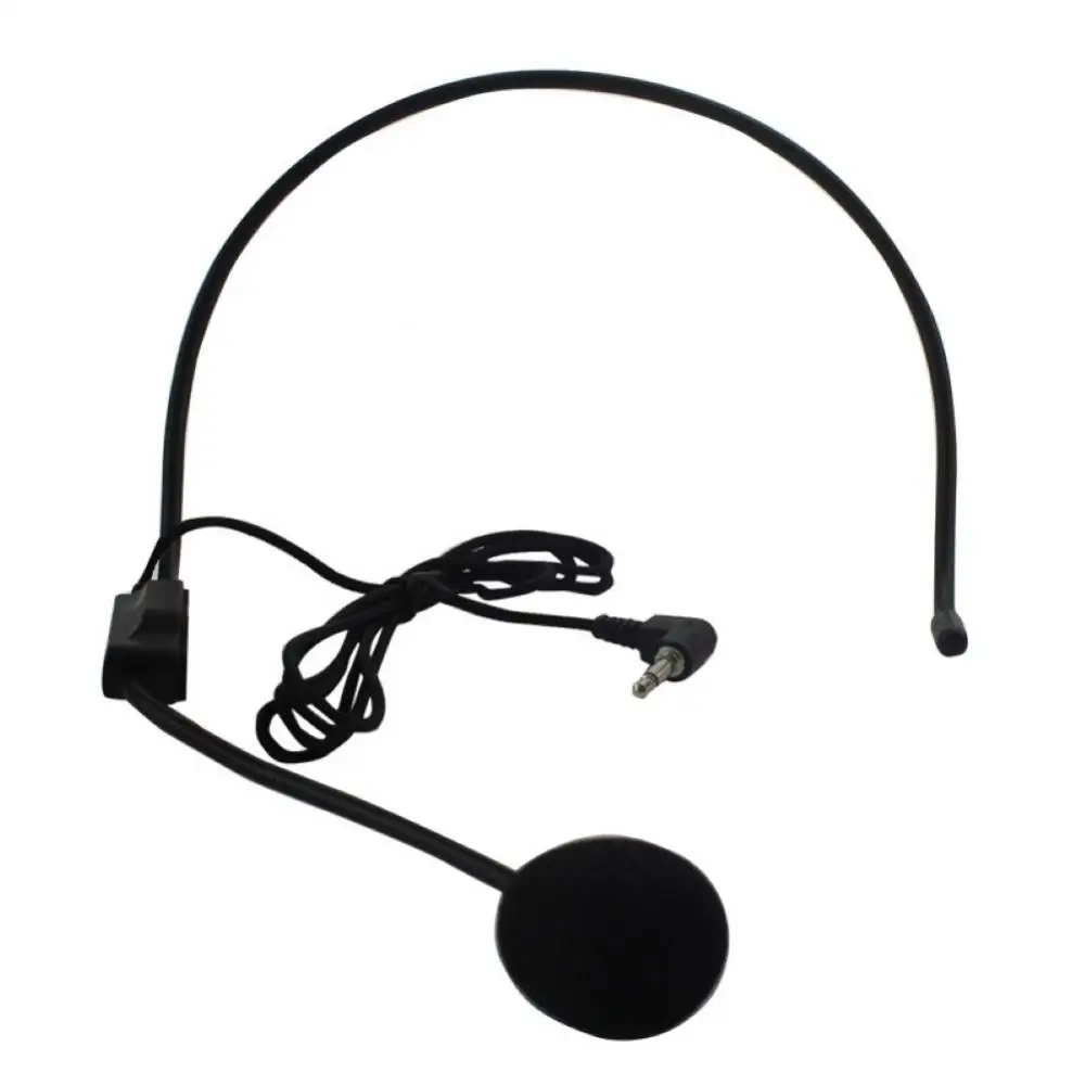 3.5mm Wired Headset Microphone Headworn Mic for Voice Amplifier Loudspeaker microfono Profesional