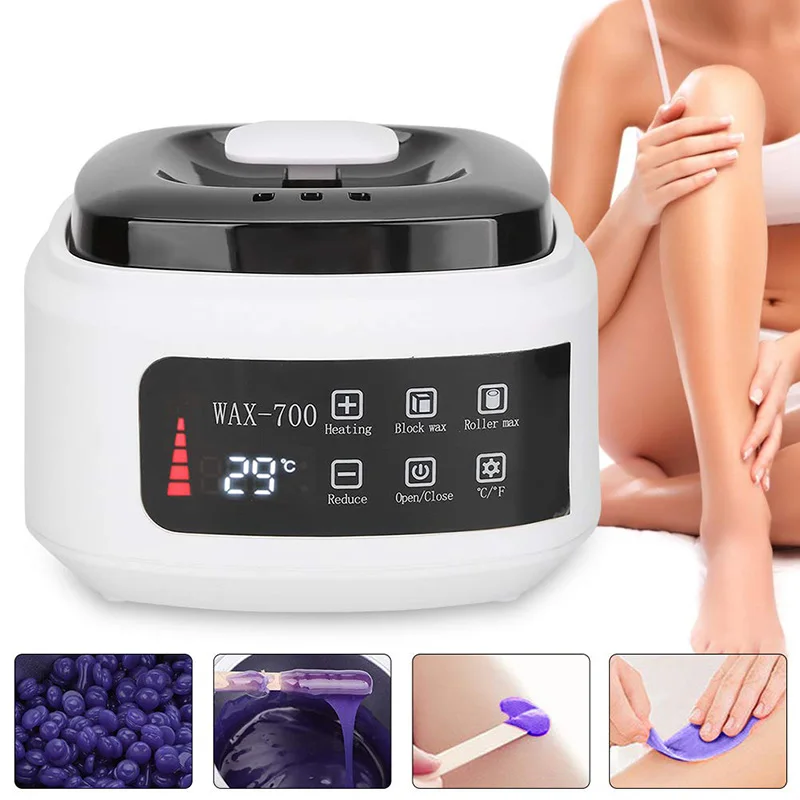 500ml Wax Heater Professional SPA Hand Epilator Feet Paraffin Wax Machine Electric Hair Removal Wax Warmer Depilatory for Legs