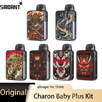 Original Smoant Charon Baby Plus Kit 35W 1000mAh DL/RDL/MTL Vaping Electronic Cigarette Vaporizer 3.5ml Cartridge Pod Mod Kit