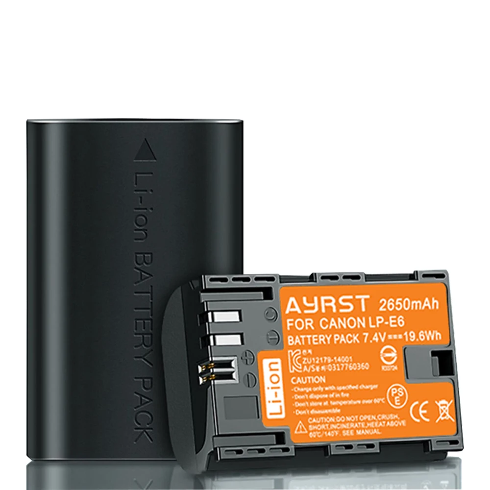 

7,4 В LP-E6 LP-E6N LP E6 литий-ионные аккумуляторные элементы для Canon EOS 5D Mark II III 7D 60D 6D