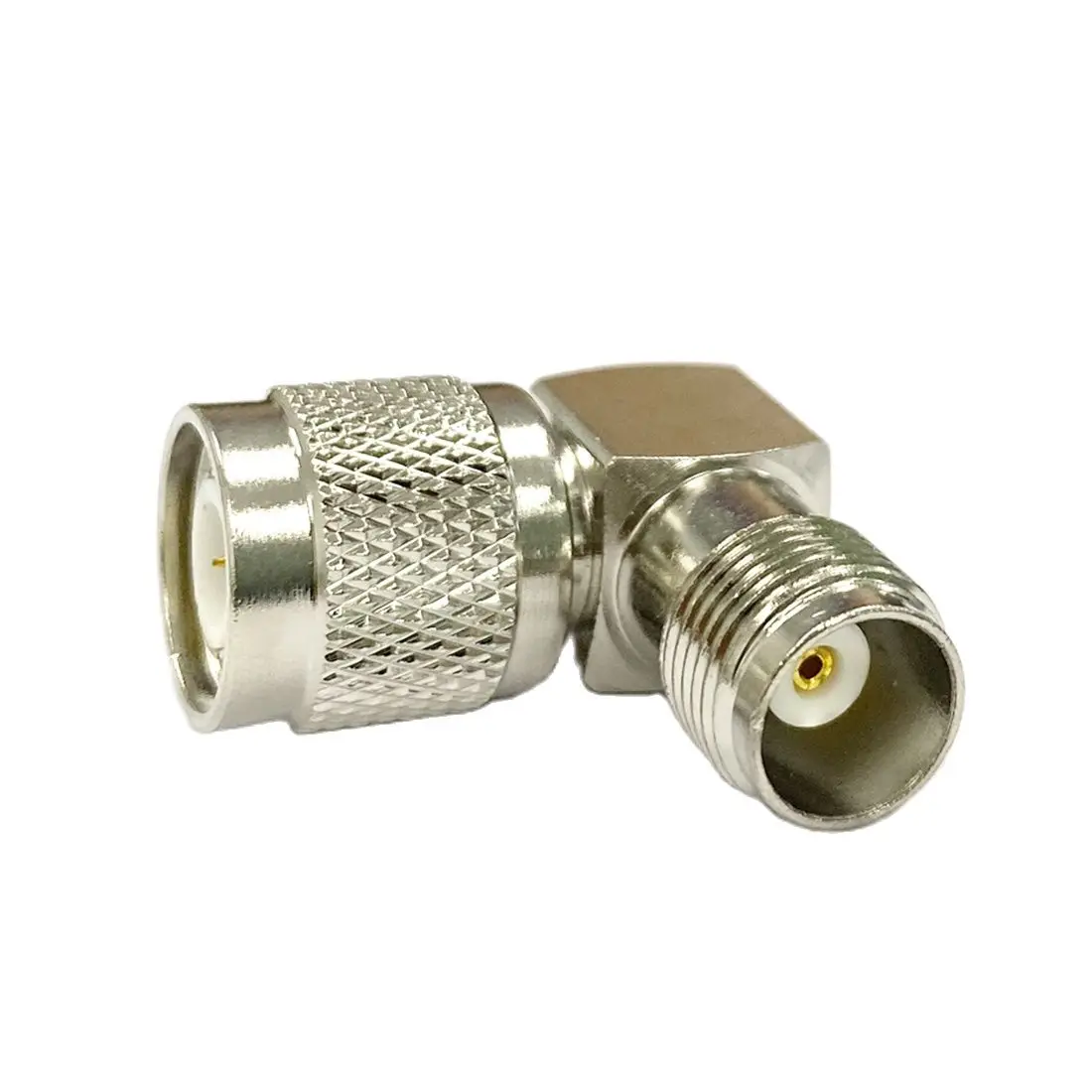 TNC Male Plug to Female Jack RF Coax Adapter Convertor Right Angle 90-Degree New