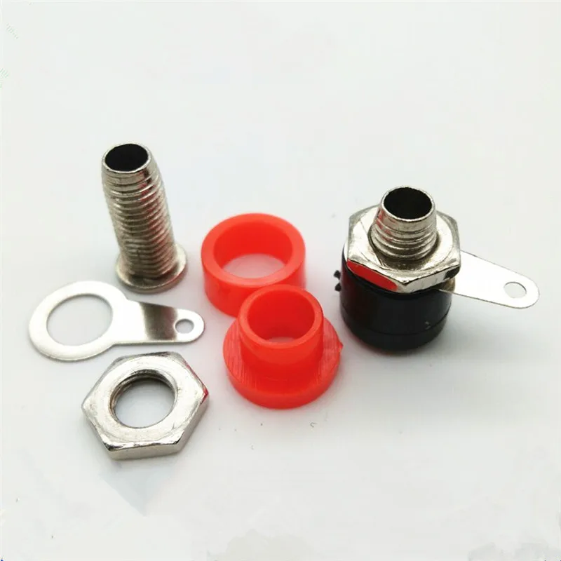 소형 4MM 바나나 잭 소켓 바인딩 포스트 테스터 인스트루먼트 인버터 오디오 어댑터 앰프 전기 단자 바인딩 포스트