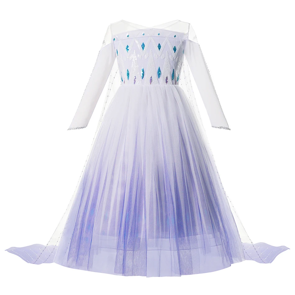 Girls Cosplay Dress Elsa Anna Snow Queen Cinderella Sophia Birthday Party Princess Dresses 3-10T