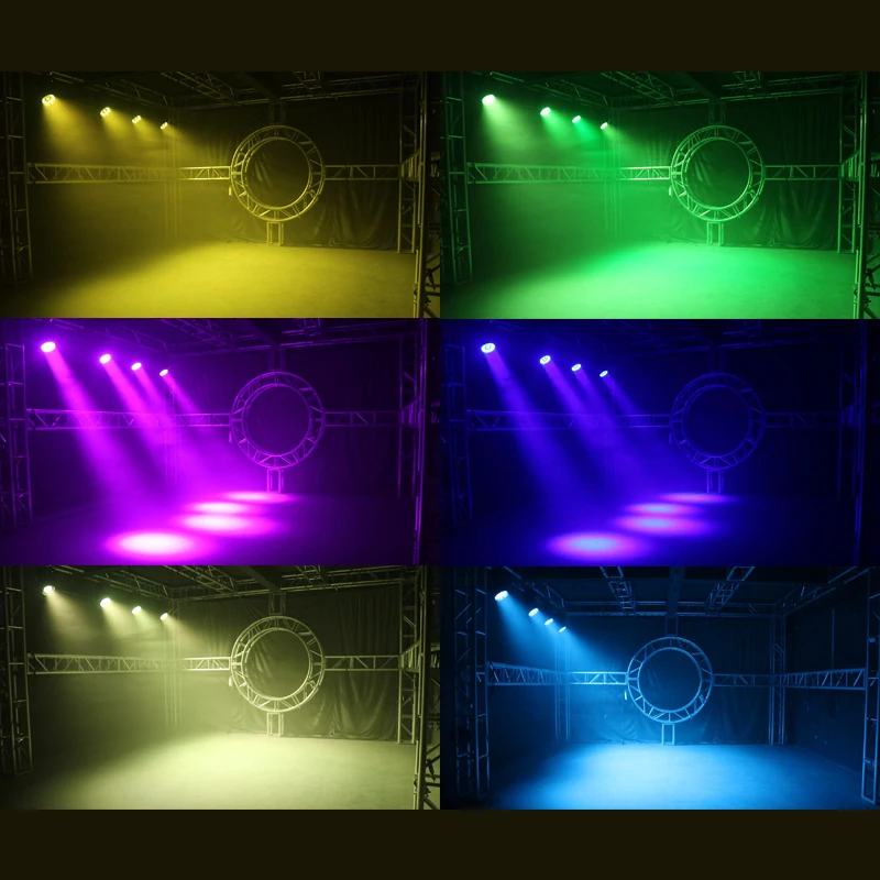 Imagem -05 - Shehds Pcs 19x15w Rgbw Led Wash Mais Zoom Feixe Moving Head Iluminação com Flightcase para dj Disco Ktv Bar Boate Concerto