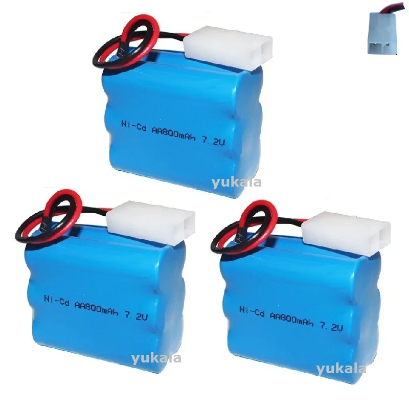 7.2V 800MAh NI-CD AA Pin/Củ Sạc USB Dành Cho RC Xe Tải/Ô Tô/Hengtai HT3826 3827 3832 2873 2874 2879 RC Thuyền/RC Xe Tăng Sơn Mô Hình Chuyên Dụng Tamiya Cắm