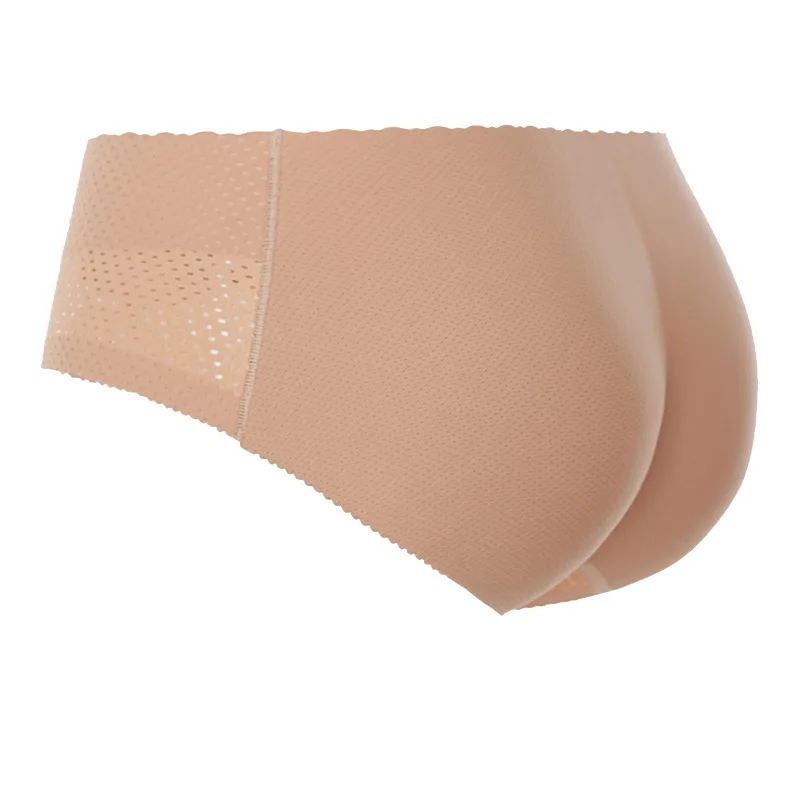 Kobiety gąbka wyściełana stanik Push Up i majtki Butt Lifter fałszywe tyłek majtki Butt Hip Enhancer bezszwowe kontrola majtki pośladki bielizna