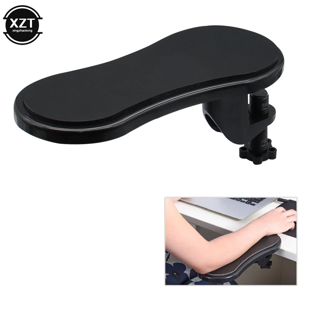 Almofada de braço anexável para mesa do computador, suporte do braço, mouse pads, descanso de pulso, extensor de cadeira, proteção do ombro da mão, mousepad