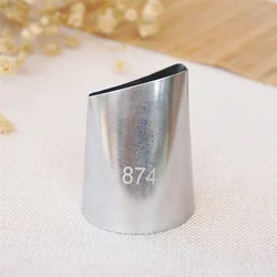 #874 Piping Nozzle crescent Seamless Icing Tube Cream Nozzle Cake & Cupcake Decorating Tools Bakeware Create Petals Icing Tips