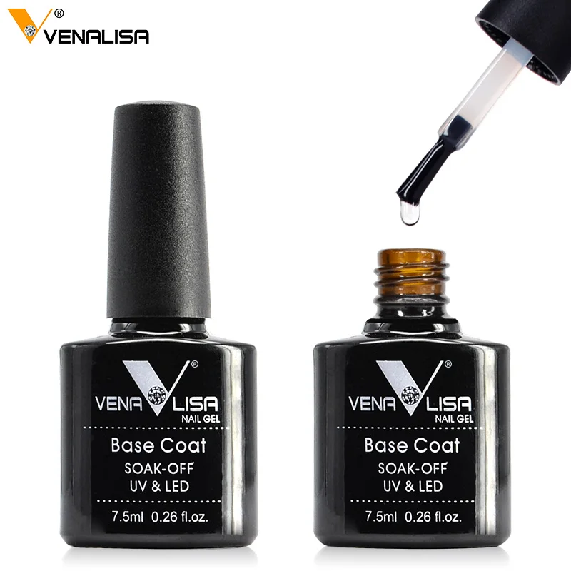 Venalisa Vip Kits 7.5Ml Nail Gel Polish Soak Off Uv Led Nagel Gel Kleur Palet Gel Varnish Base Diamond top Jas 62 Stks/partij Gel