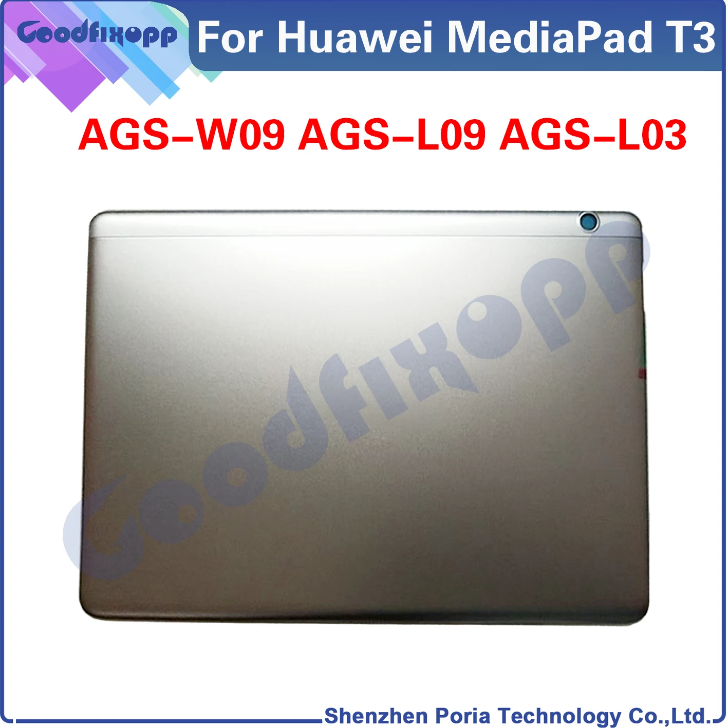 For Huawei MediaPad T3 10 AGS-W09 AGS-L09 AGS-L03 Back Battery Cover Door Housing Case Rear Cover Replacement Parts