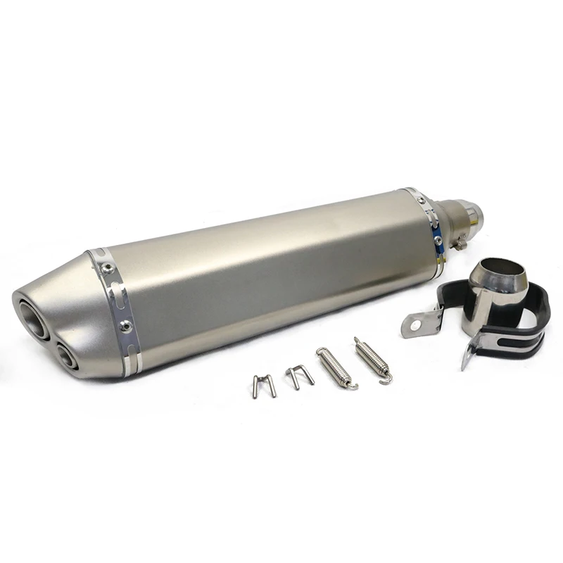 47CM Long Universal exhaust motorcycle muffler escape pipe for gsr 600 750 msx125 crf 230 triumph cb650f aerox tmax 530