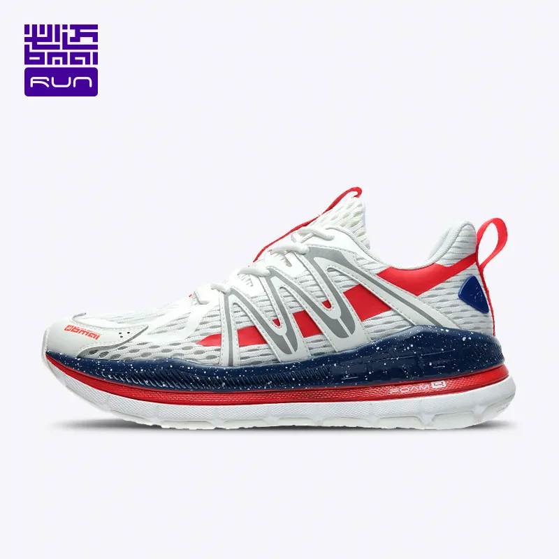 

BMAI Marathon Running Shoes Gym Sneakers for Men 2021 Non-slip Cushioning Male Brand Outdoor Luxury Designer Sport Mens Shoes