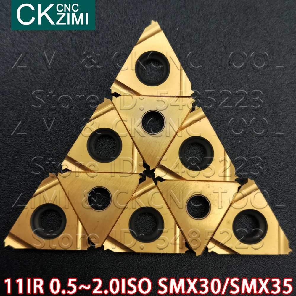 11IR 0.5ISO 0.75ISO 1.0ISO 1.25ISO 1.5ISO 1.75ISO 2.0ISO 2.5ISO SMX30 SMX35 Interne Buitendraad Draaiwisselplaten Cnc Gereedschap