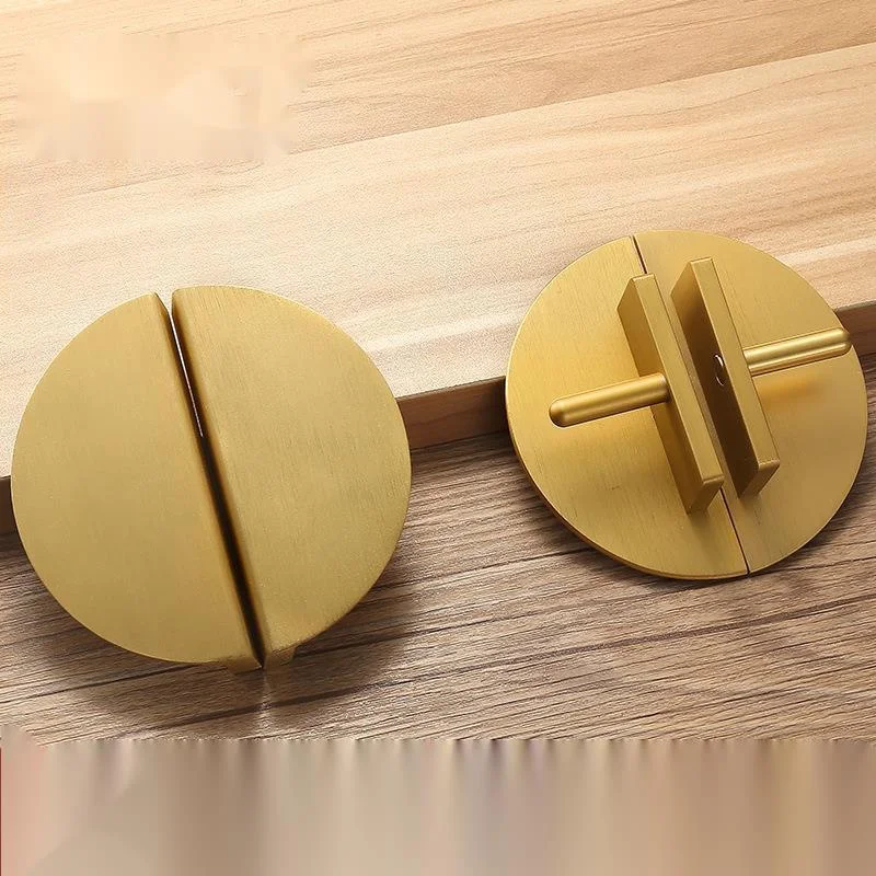 xin Chinese door handle cabinet shoe cabinet door handle household cabinet door gold antique semicircle opposite handle