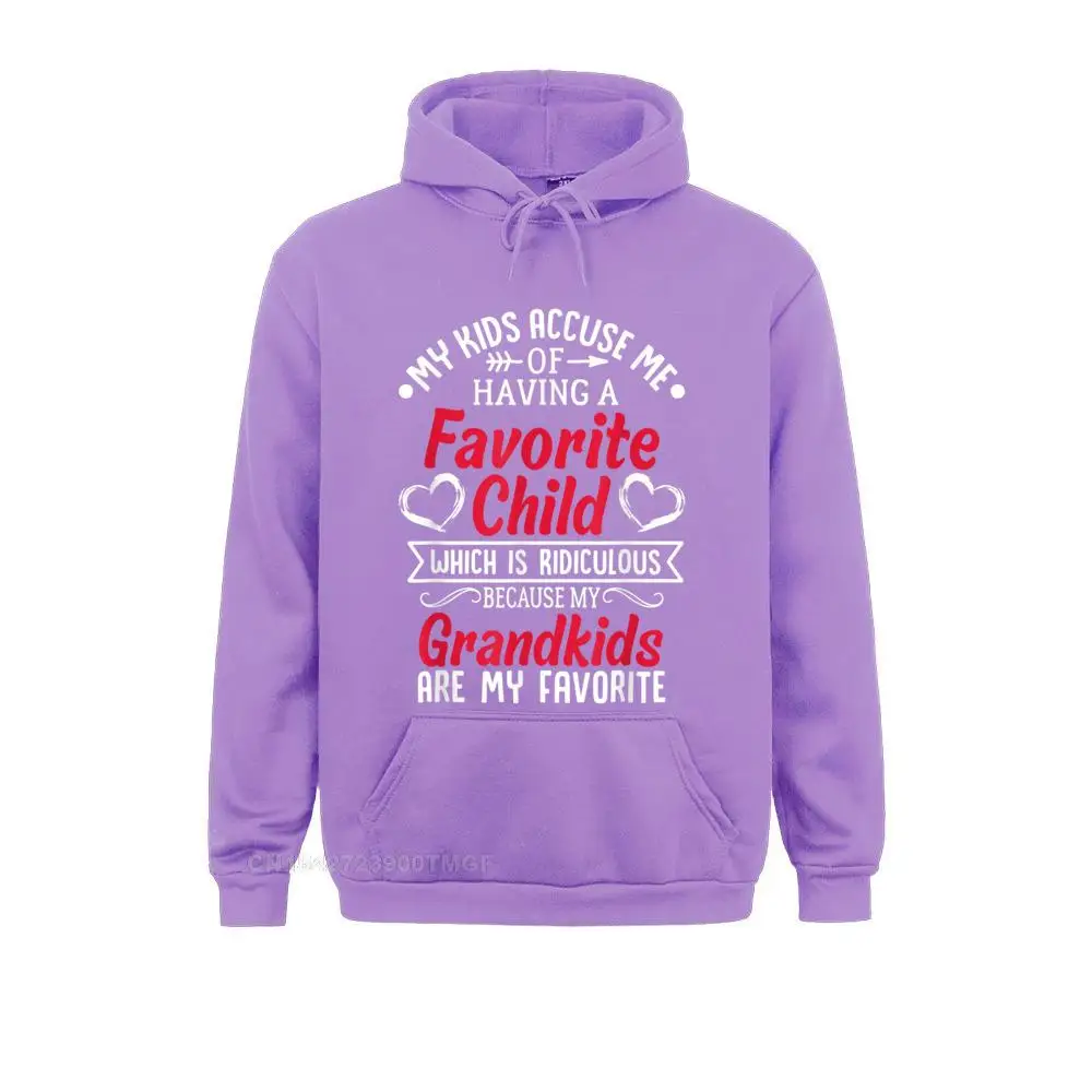 Europe My Kids Accuse Me Of Having A Favorite Child Grandkids Funny Sweatshirts Hoodies For Women High Quality Sweatshirts