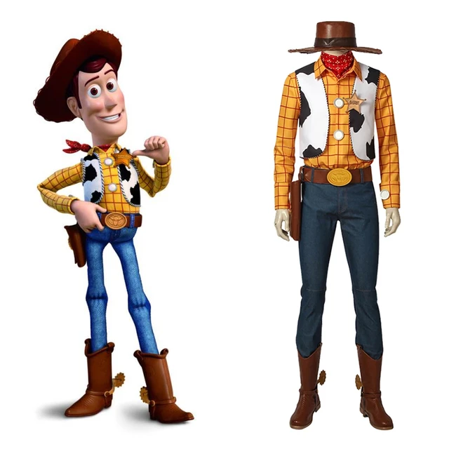 Disfraz de Woody para hombre adulto ropa de vaquero fresca traje de Halloween de lujo conjunto completo con sombrero y botas AliExpress 200000532