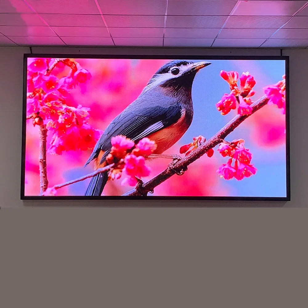 Indoor LED Screen 2.5mm Pixel Pitch 640*480mm Size Front Repair Full Color HD LED Matrix Screen TV Made In Shenzhen