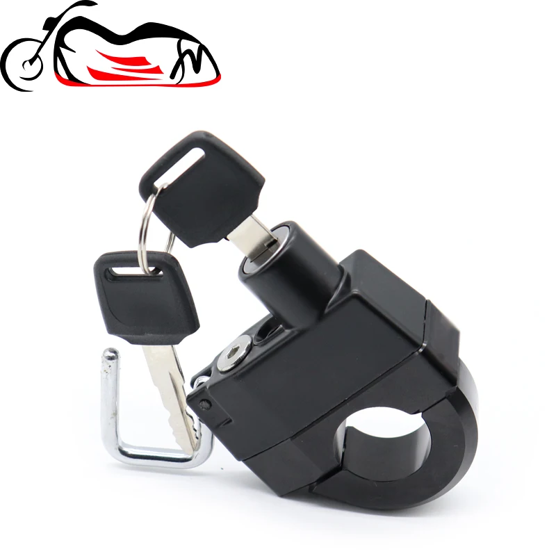 

FOR Tiger 800 XR XCX 1050 850 1200 Motorcycle Universal 25mm Handlebars Helmet Lock Key Padlock Accessories