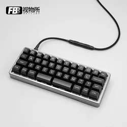 FBB Cables Original Self-locking Separate Customized Data Cable Pure Black Mechanical Keyboard Cable Hand-woven Cable Type C