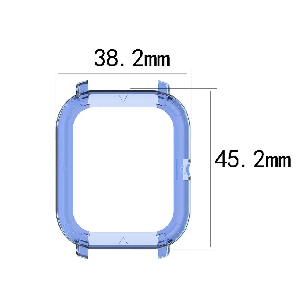 New Protective Case for Xiaomi Amazfit GTS Watch TPU Shell Frame Bumper Protector for Amazfit GTS Cases Cover Watch Accessories