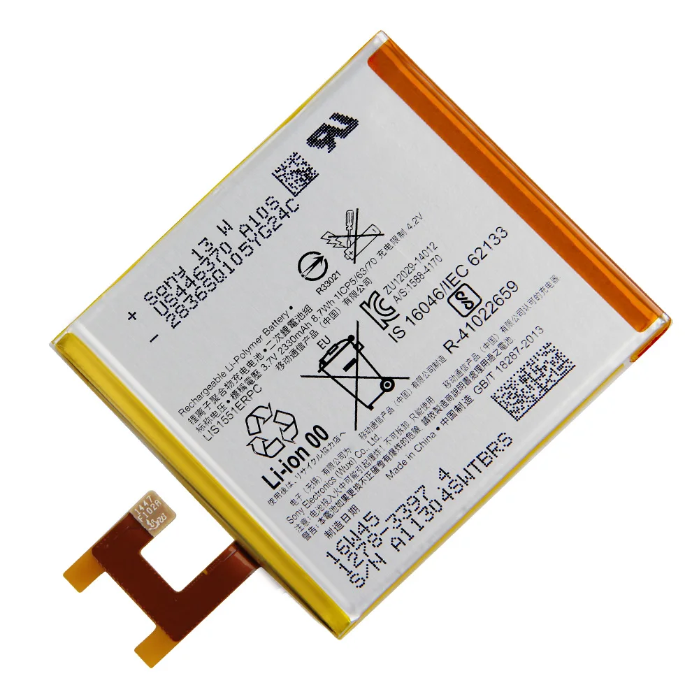 Original Replacement Battery LIS1502ERPC For Sony Xperia Z L36h L36i c6602 SO-02E C6603 S39H LIS1551ERPC Phone Batteries 2330mAh