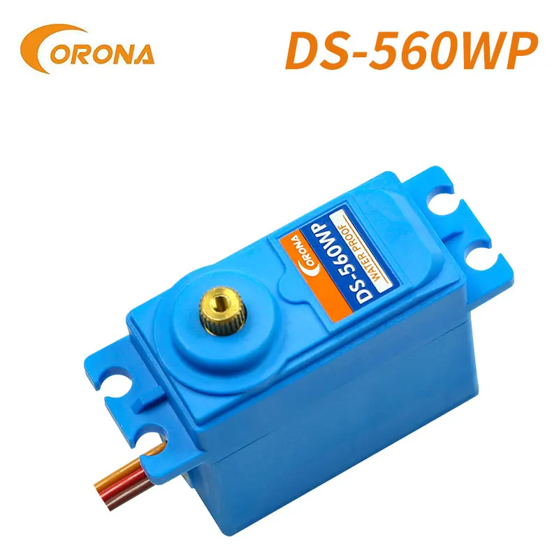 

Corona DS560WP 15KG 0.16sec Full waterproof high torque metal gear servo motor for rc servo motor