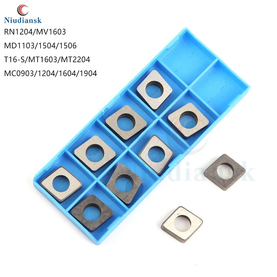 MC0903 MC1204 MC1604 1904 MD1103 MD1504 1506 MV1603 T16-S MT1603 MT2204 RN1204 Shim Lathe Accessories Carbide Inserts Knife Pad