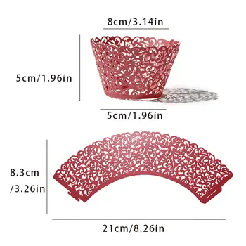 8 最佳銷售 紙杯蛋糕包裝紙 - №8