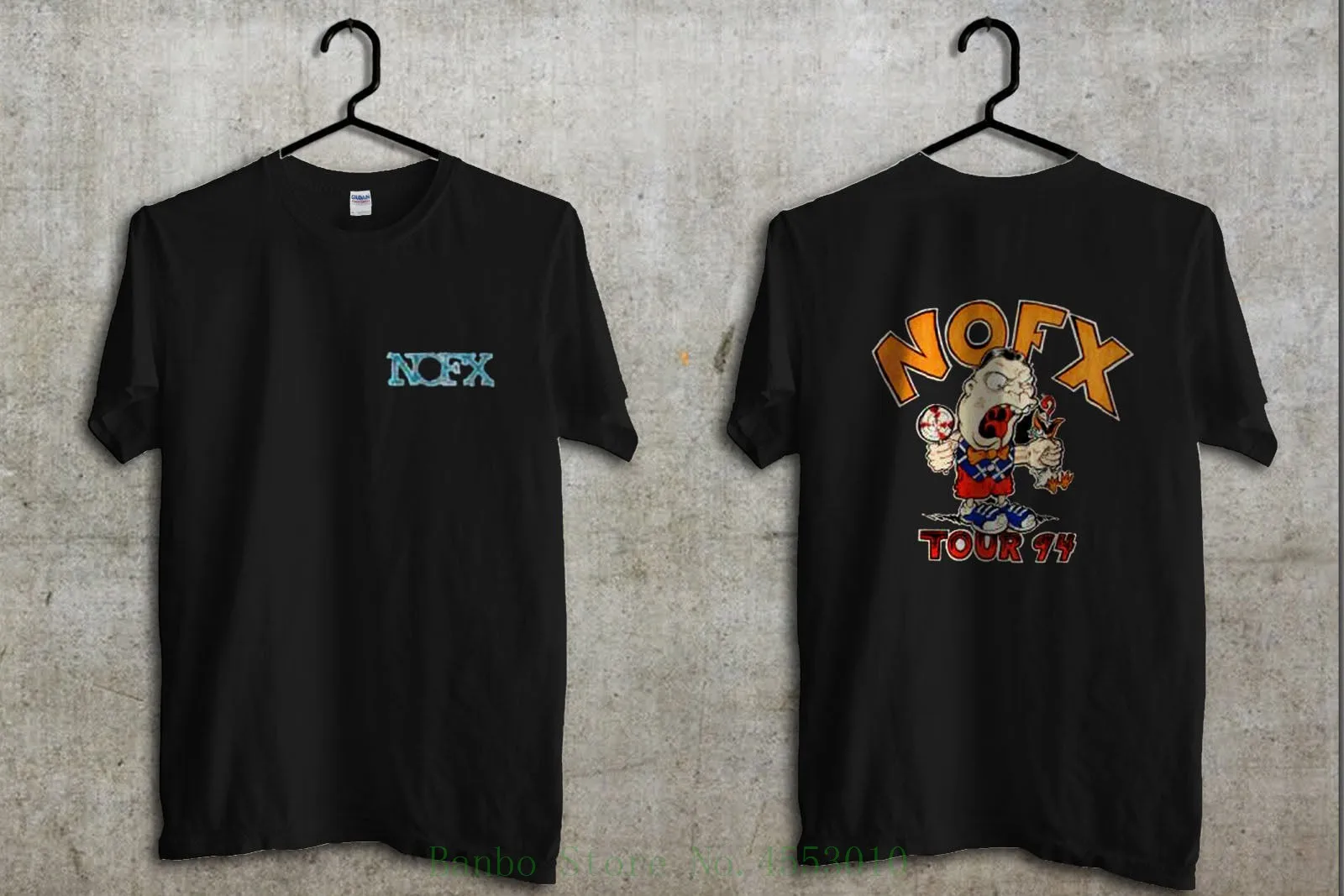 Nofx 94 Tour Vintagep Reprint Short Sleeve T Shirt Size S M 2Xl # New Fashion For Men Short Sleeve