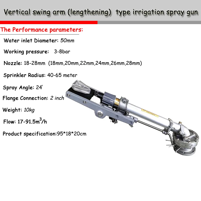 Draagbare 360 Draaien Grote Irrigatie Sprinkler Regen Gun Waterbesparende Automatische Stofverwijdering Spuitpistool
