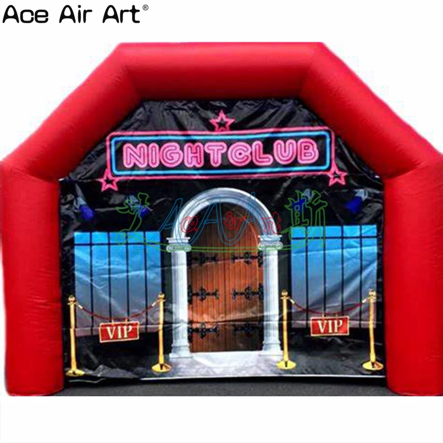 New Design Ireland Inflatable Red Arch Night Club Tent Stylish Design Customize Different Specifications Rental Pup For Party