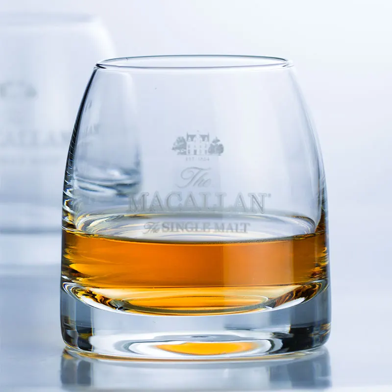 Chamvin Private Collection  Macallan Glass Whiskey Glass Single Malt Crystal Wine Tumbler Vodka Cognac Brandy Snifter Cup