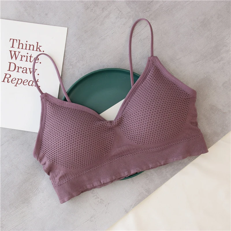 Soutien-gorge push-up en coton pour femmes, sous-vêtements sexy, lingerie féminine, haut tendance, sport, confort, précieux