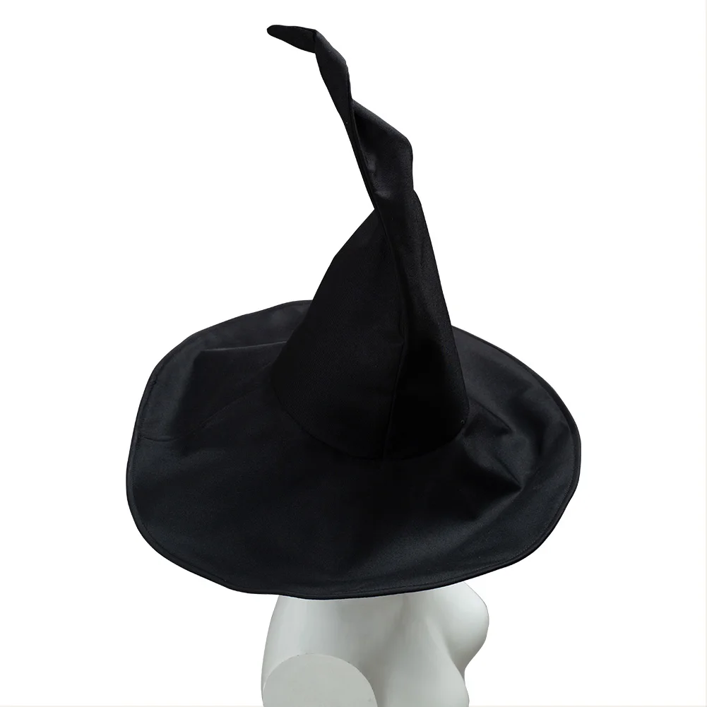 Sombrero de Cosplay del profesor Minerva McGonagall, sombrero redondo negro, accesorios de disfraz, utilería