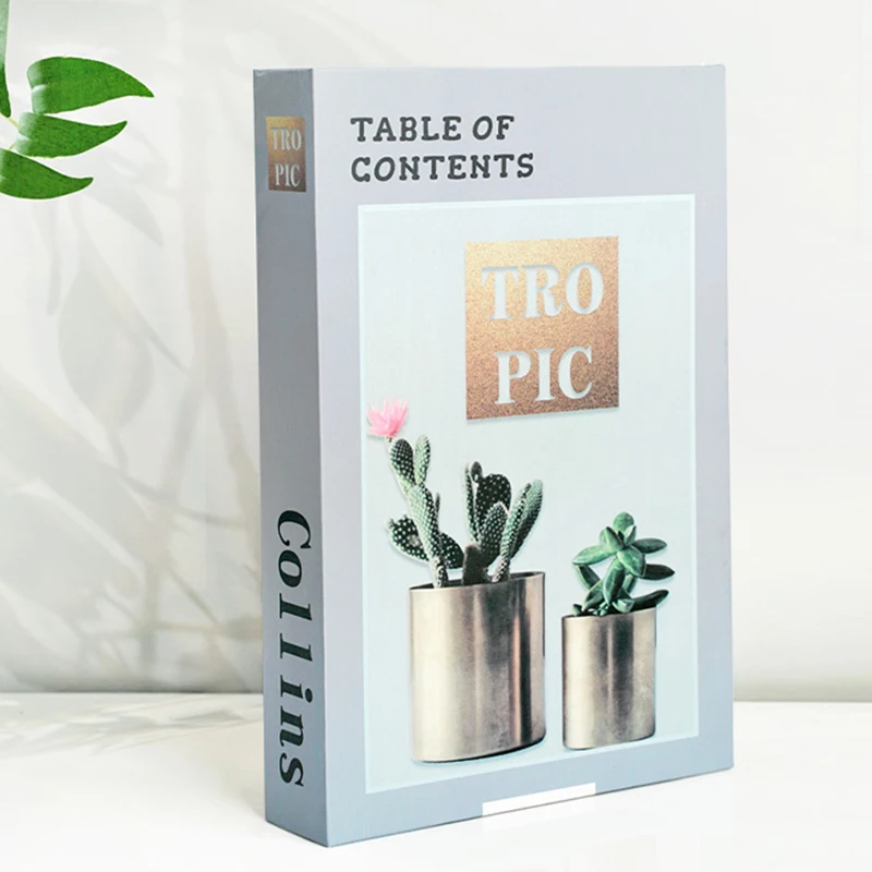 Libro di simulazione Film televisione fotografia oggetti di scena libreria decorazione libro foto sfondo oggetti di scena libro falso