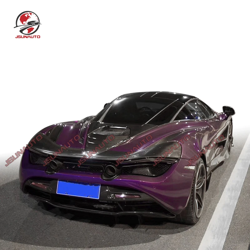 For McLaren 720S 2017-2022 Real Carbon Fiber Rear Diffuser Upgrade TC Style Body Kit Rear Bumper Spiltter Auto Part