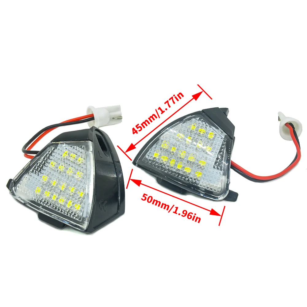 Car LED Under Side Mirror Lights Puddle Lamp for VW Golf 5 Plus Eos Passat CC Jetta MK3 Touran Sharan MK2 7N Accessories